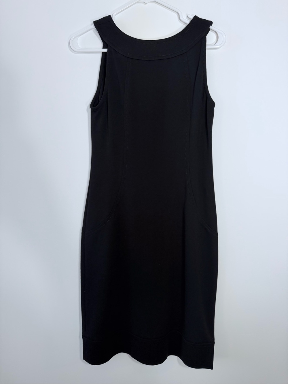 Lauren Ralph Lauren Black Sleeveless Boatneck Shift Dress